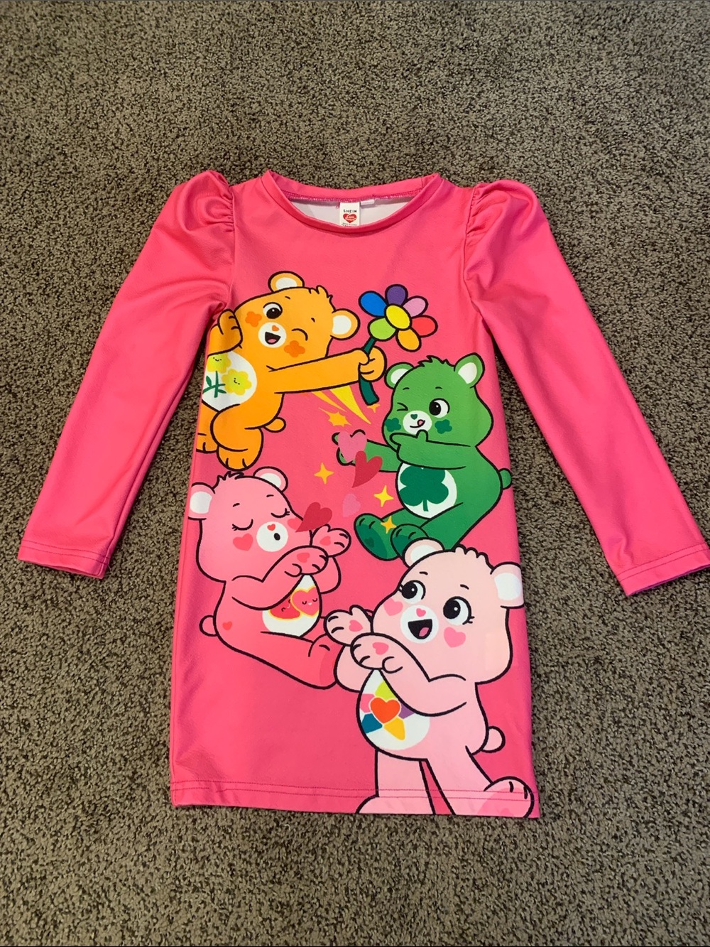 Girls Sz 6 Care Bears Casual Dress